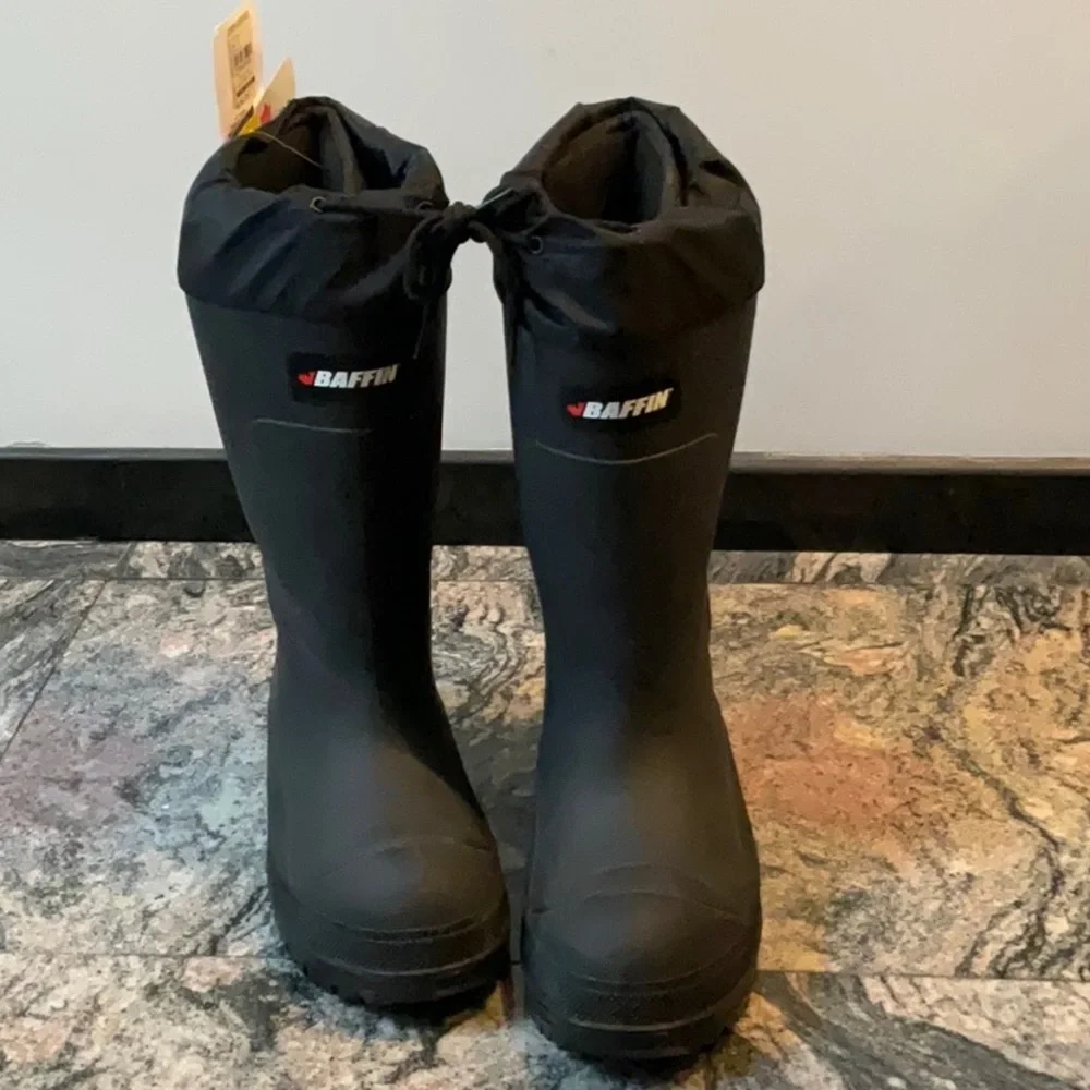 Baffin Boots Titan Waterproof Insulated Rubber Men Size 11 Black Warm New